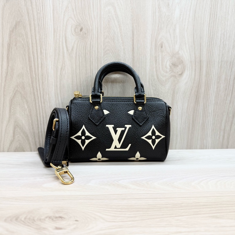 LV黑牛皮 Nano Speedy M81456-1