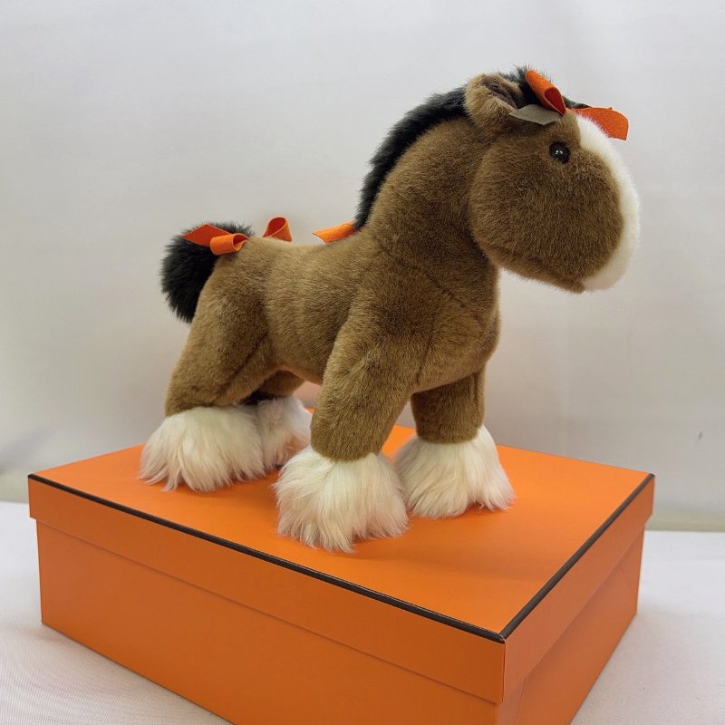 HERMES Hermy絨毛馬玩偶-0