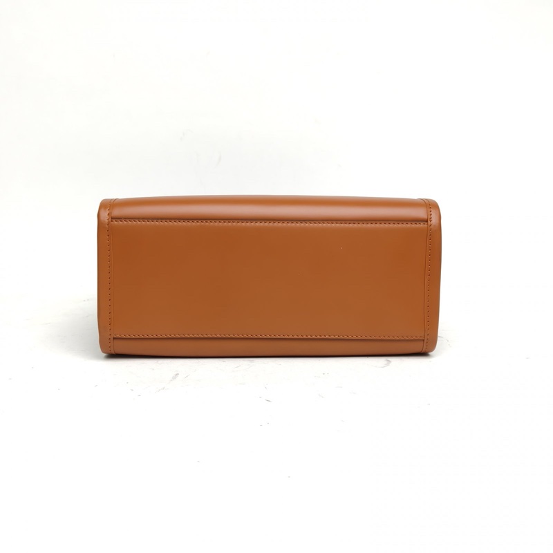 FENDI Sunshine陽光購物手提袋小號棕色牛皮-3