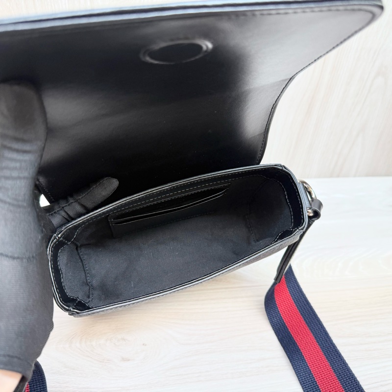 GUCCI黑super mini斜背包791741-12