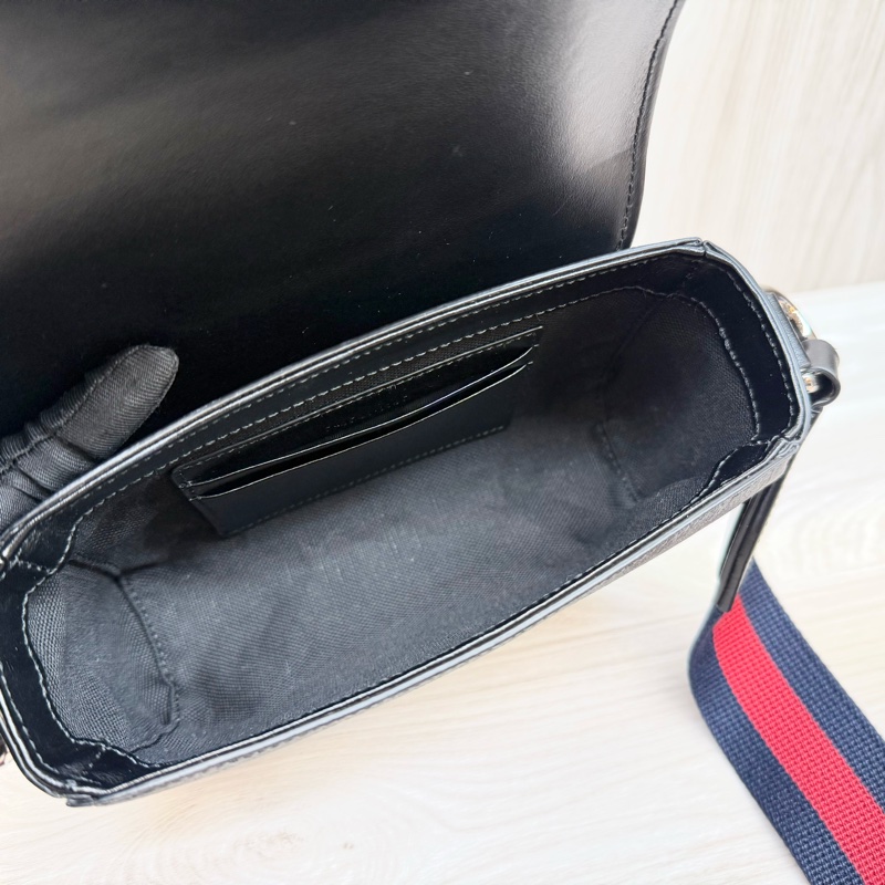 GUCCI黑super mini斜背包791741-13