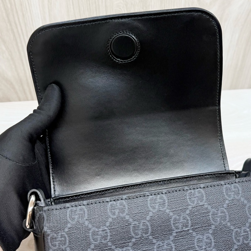 GUCCI黑super mini斜背包791741-15