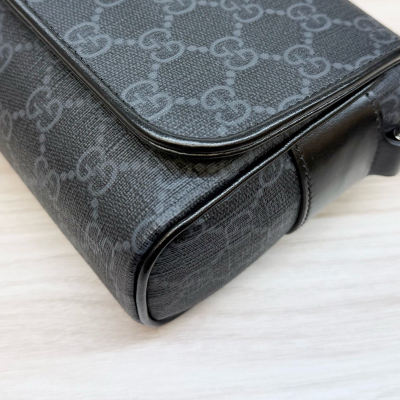 GUCCI黑super mini斜背包791741-16