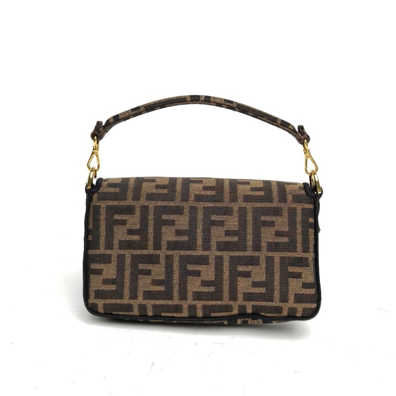 FENDI Baguette法棍包Mini老花帆布-2