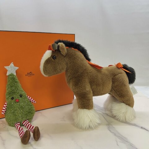 HERMES Hermy小馬絨毛玩偶