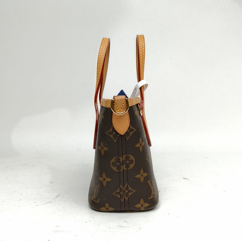 LOUIS VUITTON NeverfullBB24配子袋老花PVC金扣晶片-1