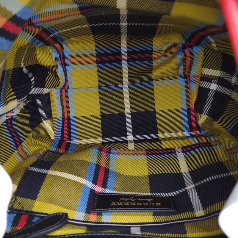 Burberry TheRucksack軍旅雙肩包中號拼色帆布-4