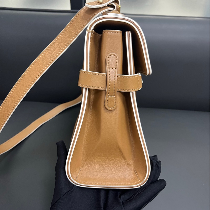 Delvaux small Tempete 小號 金棕白邊-7