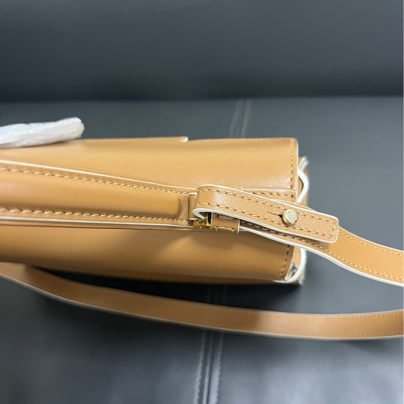 Delvaux small Tempete 小號 金棕白邊-14