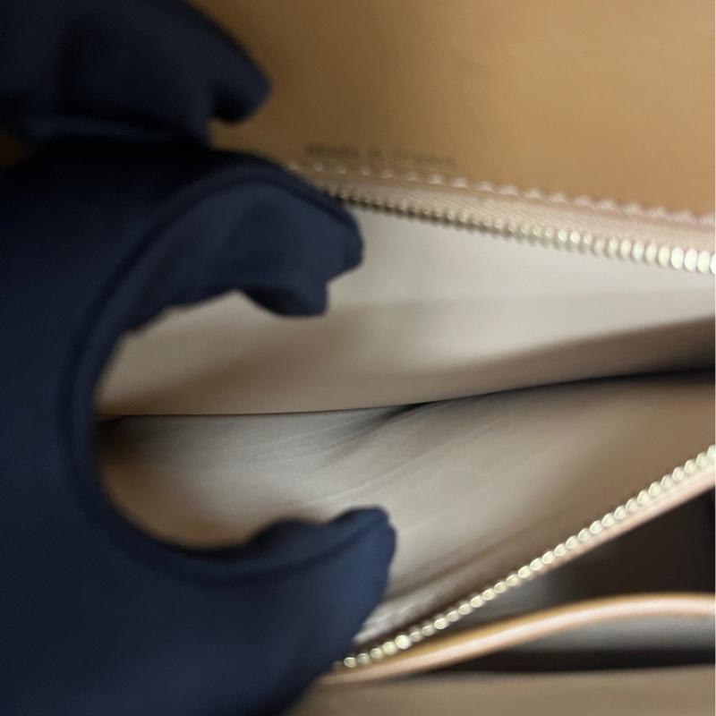 Delvaux small Tempete 小號 金棕白邊-18