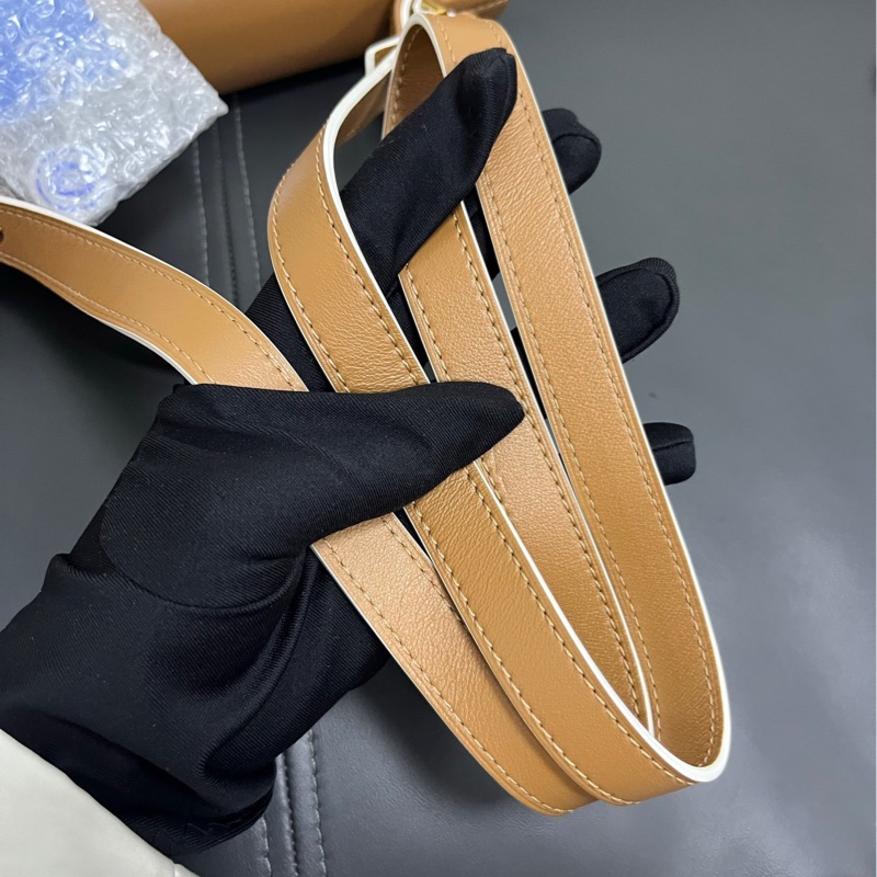 Delvaux small Tempete 小號 金棕白邊-19