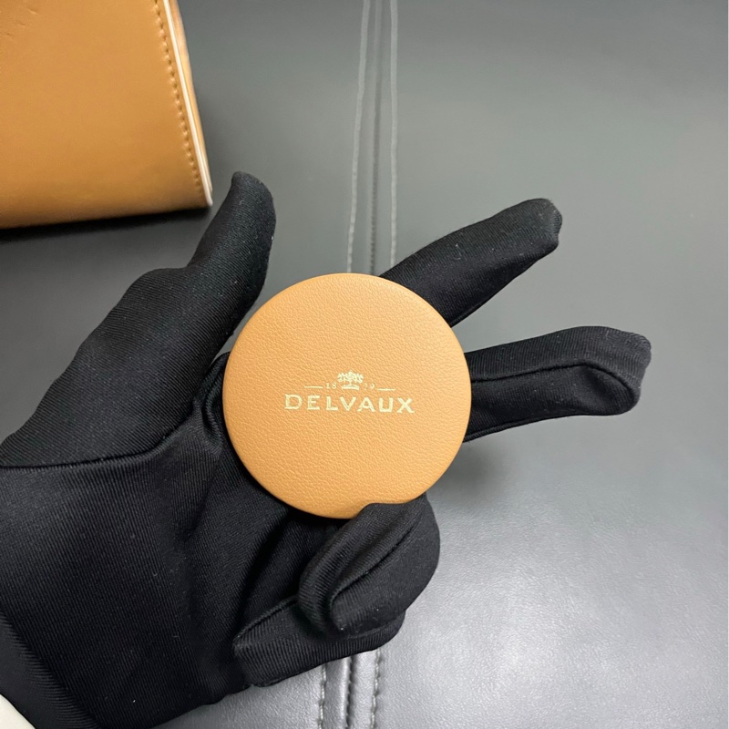 Delvaux small Tempete 小號 金棕白邊-21