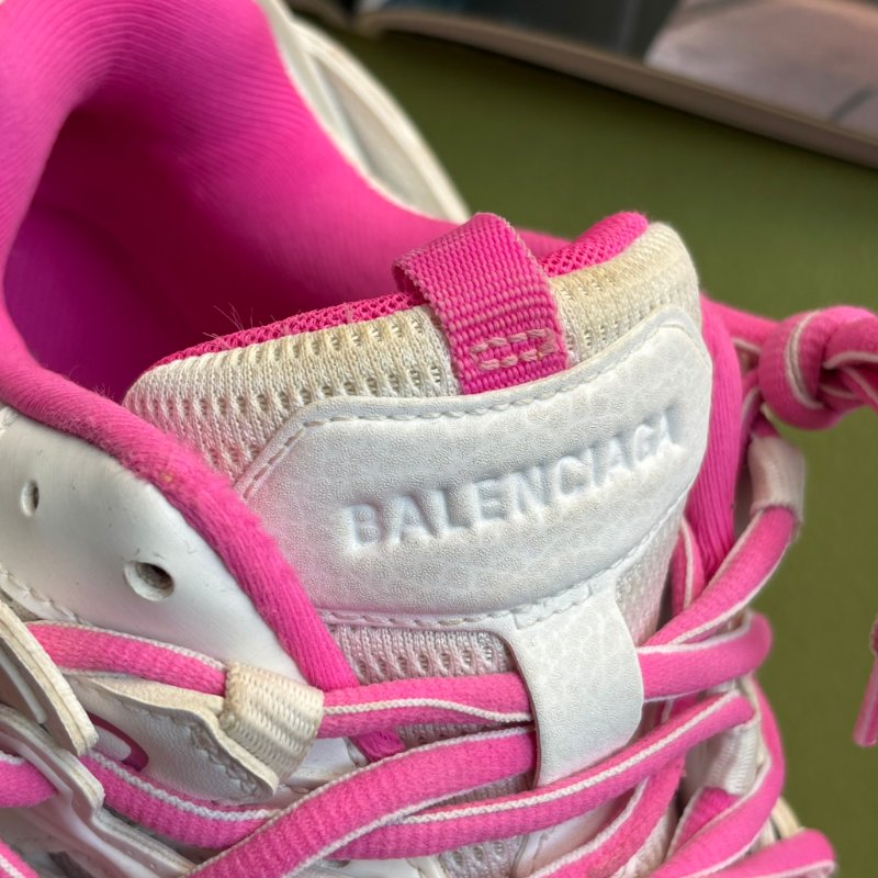 38號 ::Balenciaga:: Women's Runner Mesh & Nylon Light Blue 老爹鞋 粉白拚色球鞋 休閒鞋-4