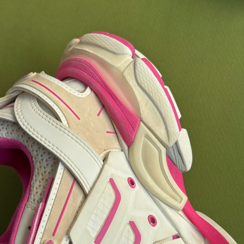 38號 ::Balenciaga:: Women's Runner Mesh & Nylon Light Blue 老爹鞋 粉白拚色球鞋 休閒鞋-6