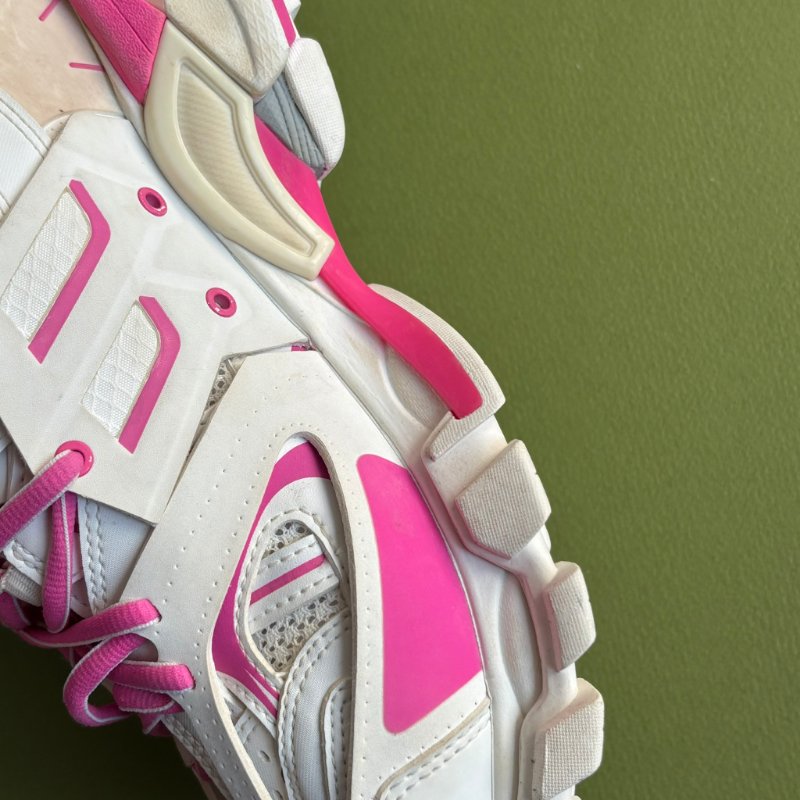 38號 ::Balenciaga:: Women's Runner Mesh & Nylon Light Blue 老爹鞋 粉白拚色球鞋 休閒鞋-7