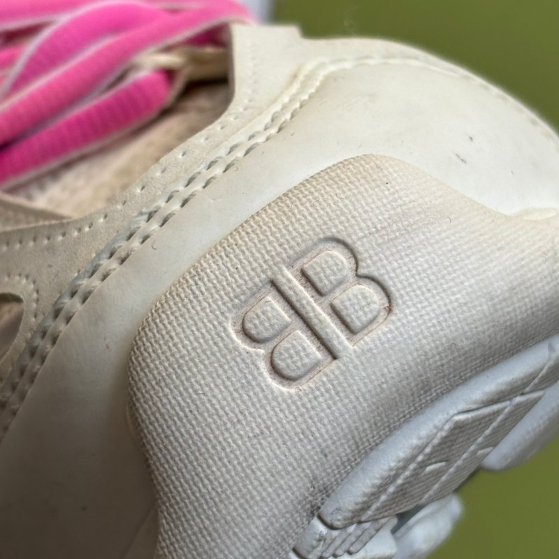 38號 ::Balenciaga:: Women's Runner Mesh & Nylon Light Blue 老爹鞋 粉白拚色球鞋 休閒鞋-12