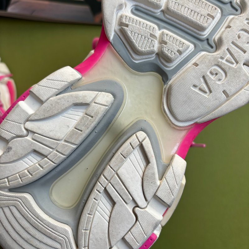 38號 ::Balenciaga:: Women's Runner Mesh & Nylon Light Blue 老爹鞋 粉白拚色球鞋 休閒鞋-19