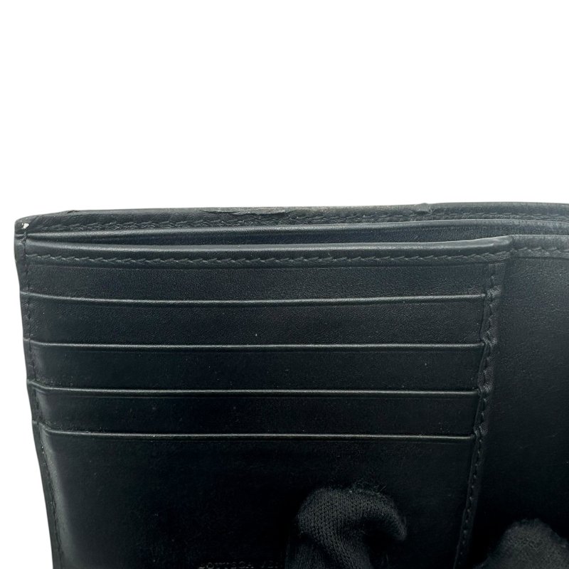 【美收精品】BOTTEGA VENETA 黑色短夾 C-336【隔月月中將轉賣至日本 上架期限30天】-4