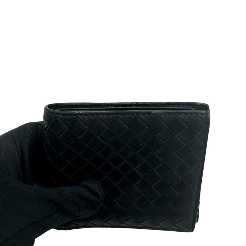 【美收精品】BOTTEGA VENETA 黑色短夾 C-336【隔月月中將轉賣至日本 上架期限30天】-5