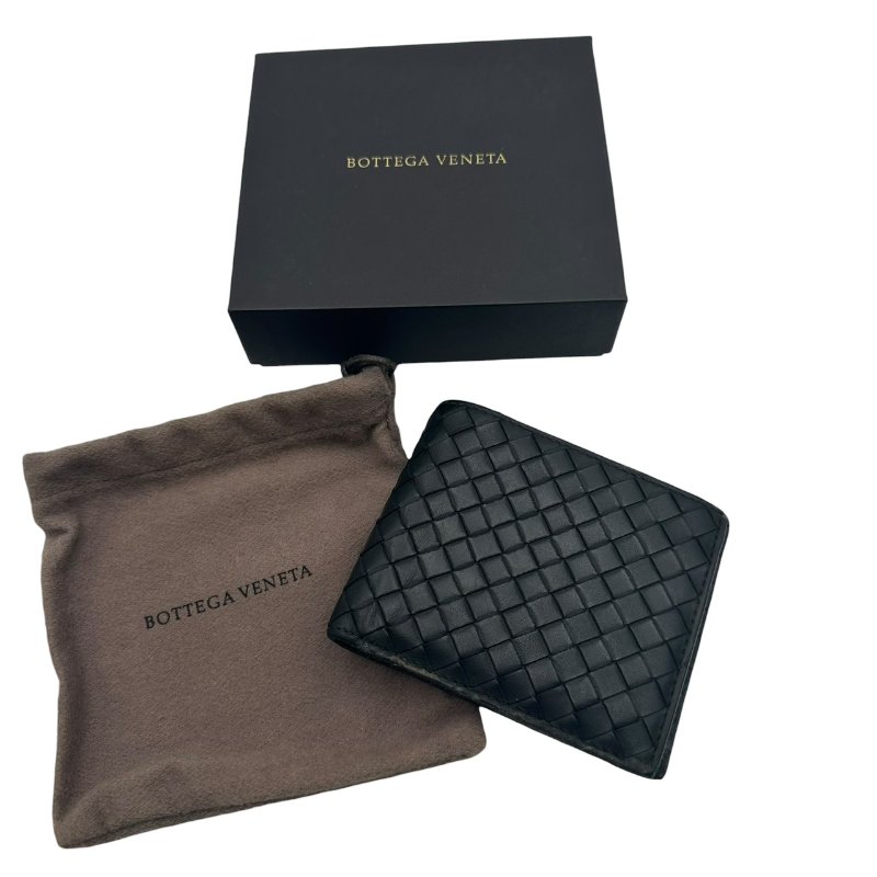 【美收精品】BOTTEGA VENETA 黑色短夾 C-336【隔月月中將轉賣至日本 上架期限30天】-8