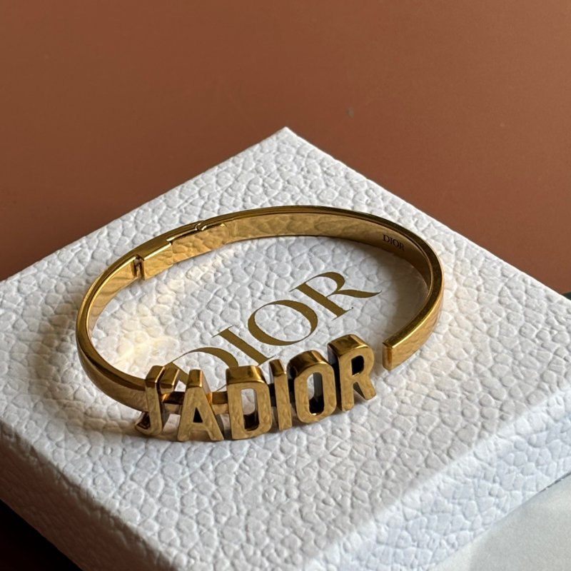 ::Christian Dior::古銅金色 J'ADIOR Bracelet 字母手鐲 手環-1