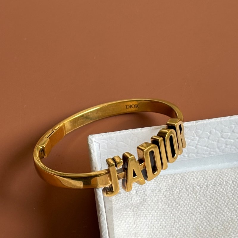 ::Christian Dior::古銅金色 J'ADIOR Bracelet 字母手鐲 手環-2