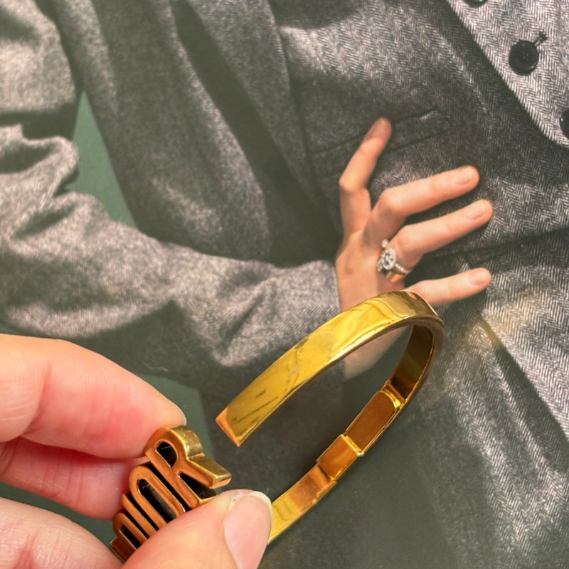 ::Christian Dior::古銅金色 J'ADIOR Bracelet 字母手鐲 手環-7
