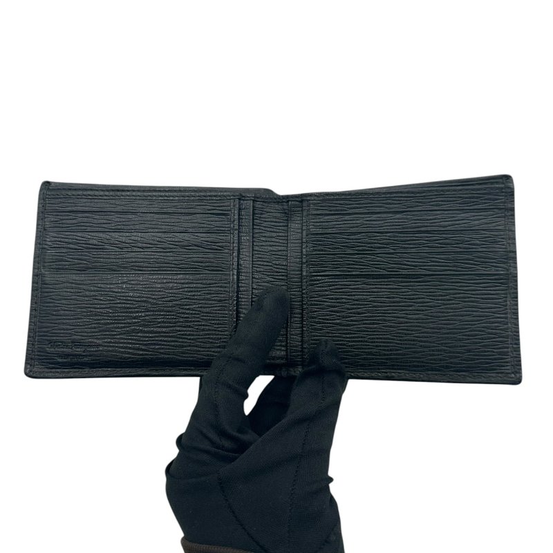【美收精品】Ferragamo 黑色短夾 C-337【隔月月中將轉賣至日本 上架期限30天】-4
