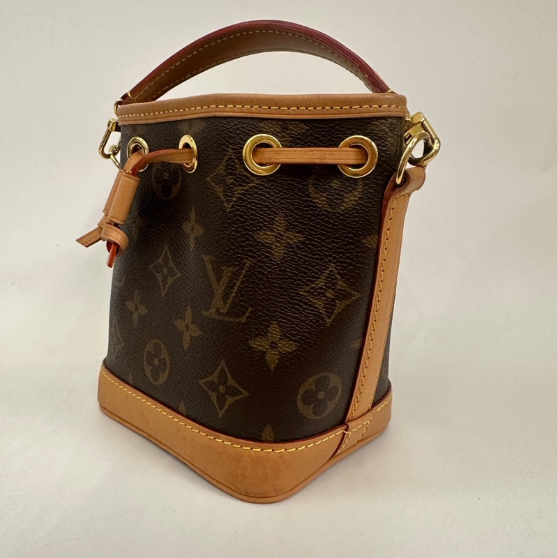 Lv 原花nano noe 手提斜背小水桶包M81266-3