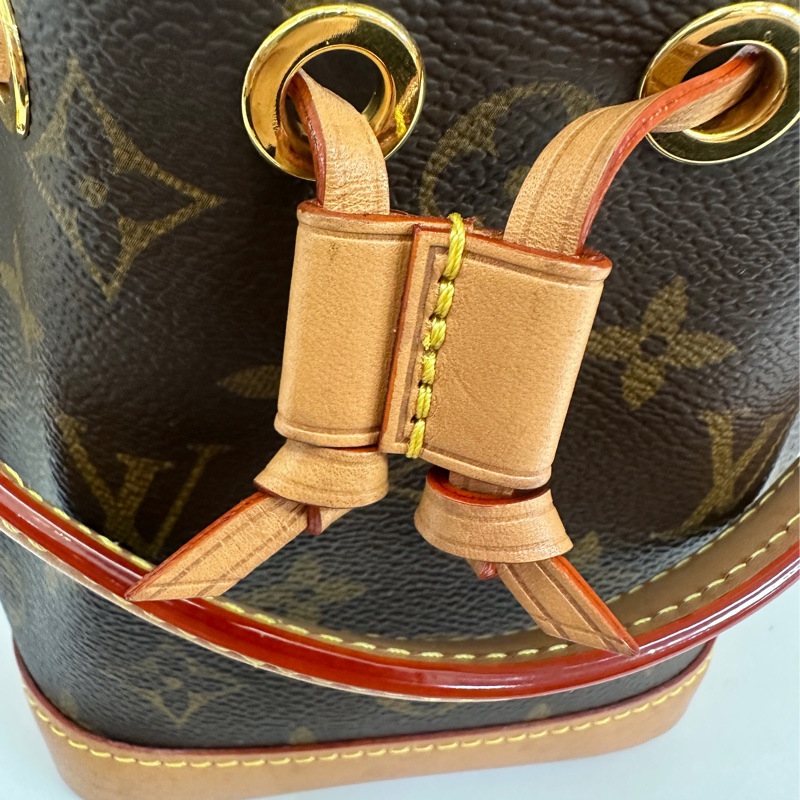 Lv 原花nano noe 手提斜背小水桶包M81266-18