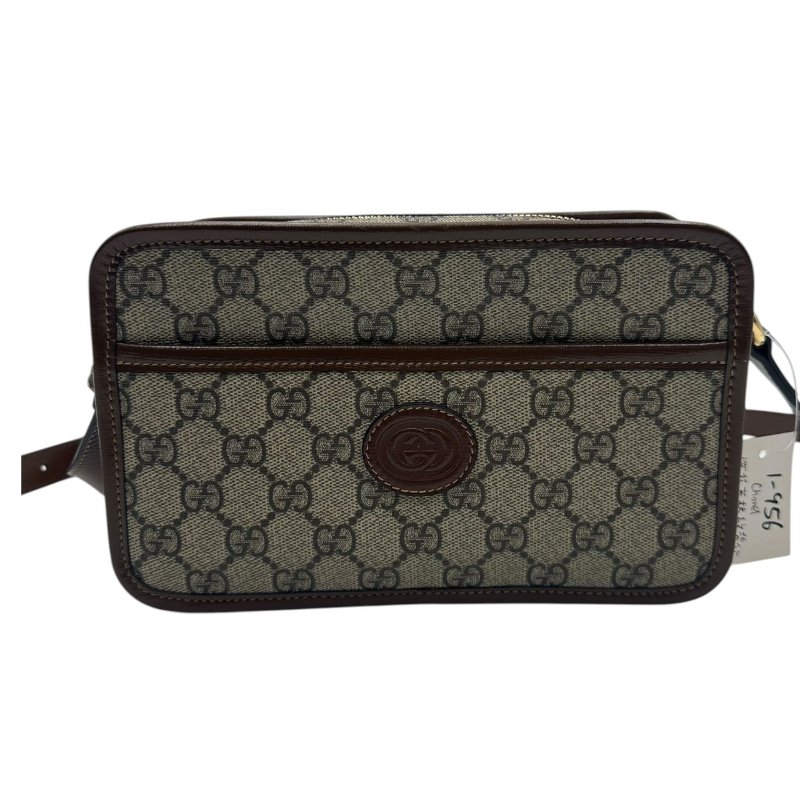 【美收精品】Gucci 老花肩背包 C-338【隔月月中將轉賣至日本 上架期限30天】-0