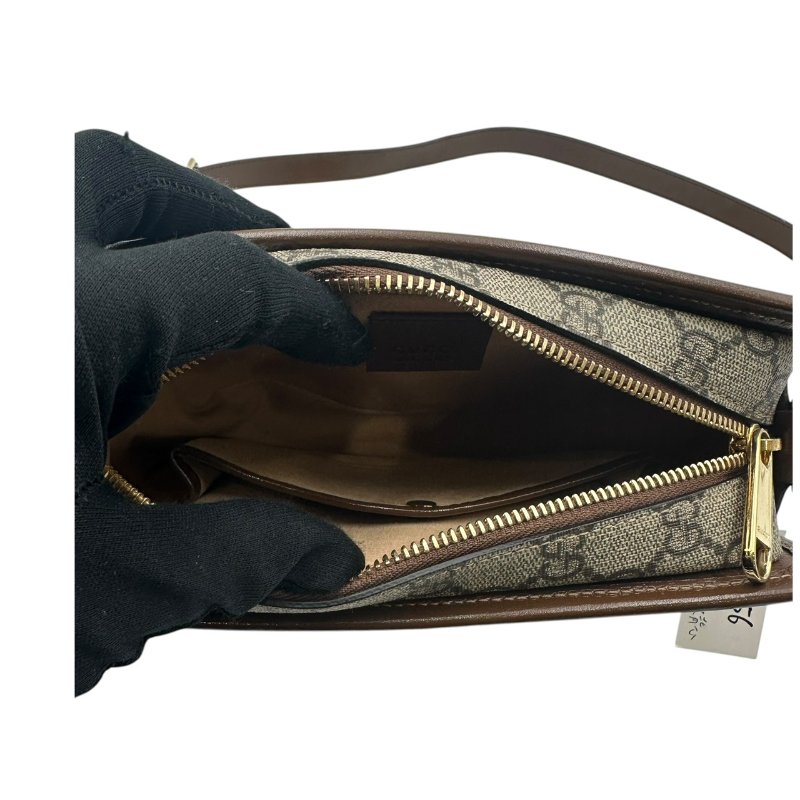 【美收精品】Gucci 老花肩背包 C-338【隔月月中將轉賣至日本 上架期限30天】-9