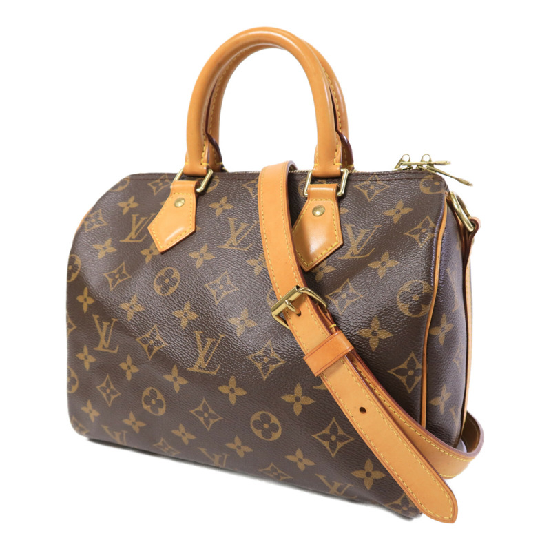 LOUIS VUITTON Monogram Speedy Bandouliere 25手挽肩背兩用袋-1