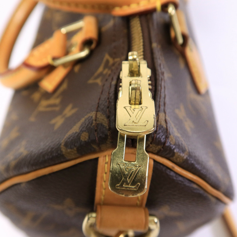 LOUIS VUITTON Monogram Speedy Bandouliere 25手挽肩背兩用袋-5