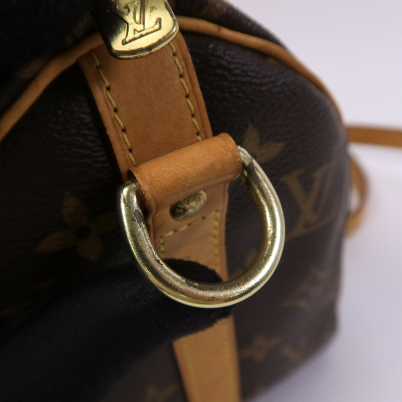 LOUIS VUITTON Monogram Speedy Bandouliere 25手挽肩背兩用袋-18