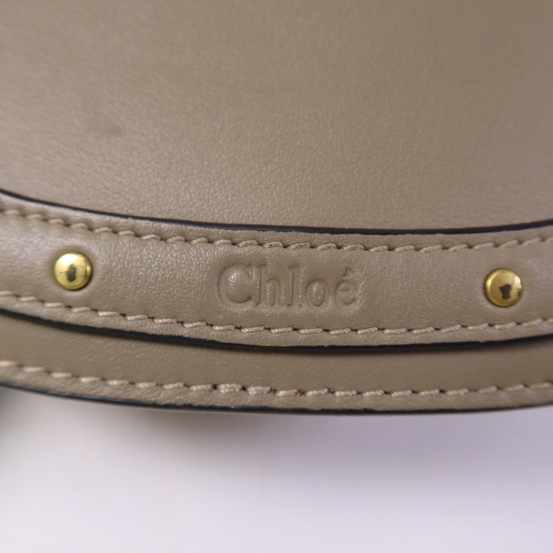 Chloe 牛皮皮革Small Nile Bracelet手挽肩背兩用袋-5