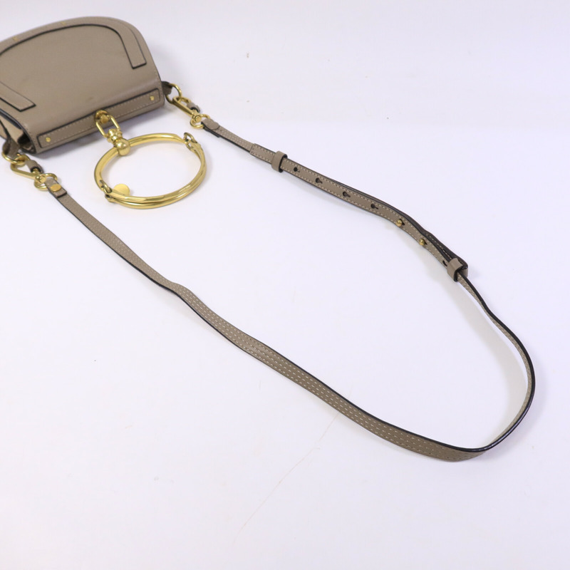 Chloe 牛皮皮革Small Nile Bracelet手挽肩背兩用袋-8