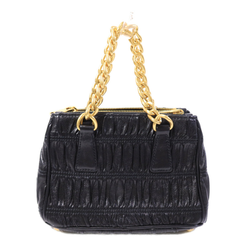 PRADA 羊皮皮革2 Way Shoulder Bag手挽肩背兩用袋-1