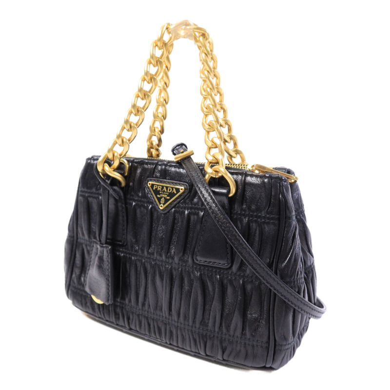PRADA 羊皮皮革2 Way Shoulder Bag手挽肩背兩用袋-2