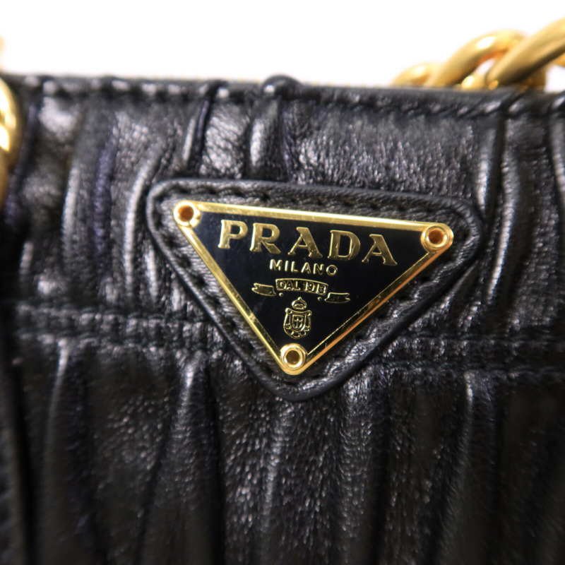 PRADA 羊皮皮革2 Way Shoulder Bag手挽肩背兩用袋-5