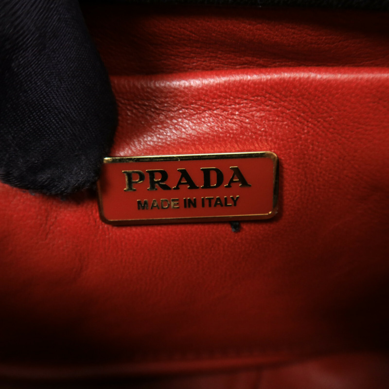 PRADA 羊皮皮革2 Way Shoulder Bag手挽肩背兩用袋-6