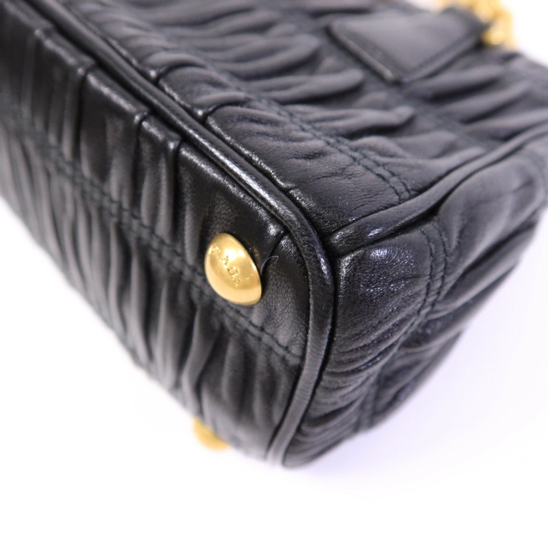 PRADA 羊皮皮革2 Way Shoulder Bag手挽肩背兩用袋-9