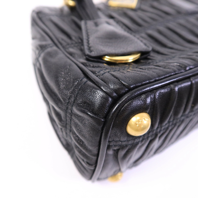 PRADA 羊皮皮革2 Way Shoulder Bag手挽肩背兩用袋-10