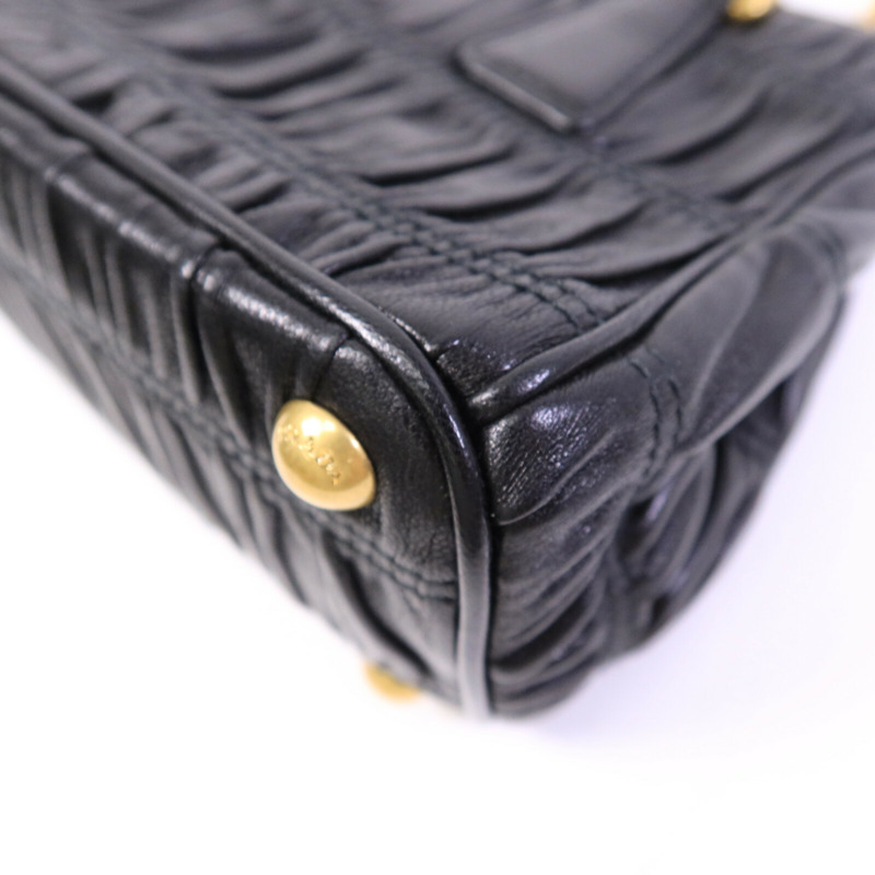 PRADA 羊皮皮革2 Way Shoulder Bag手挽肩背兩用袋-11