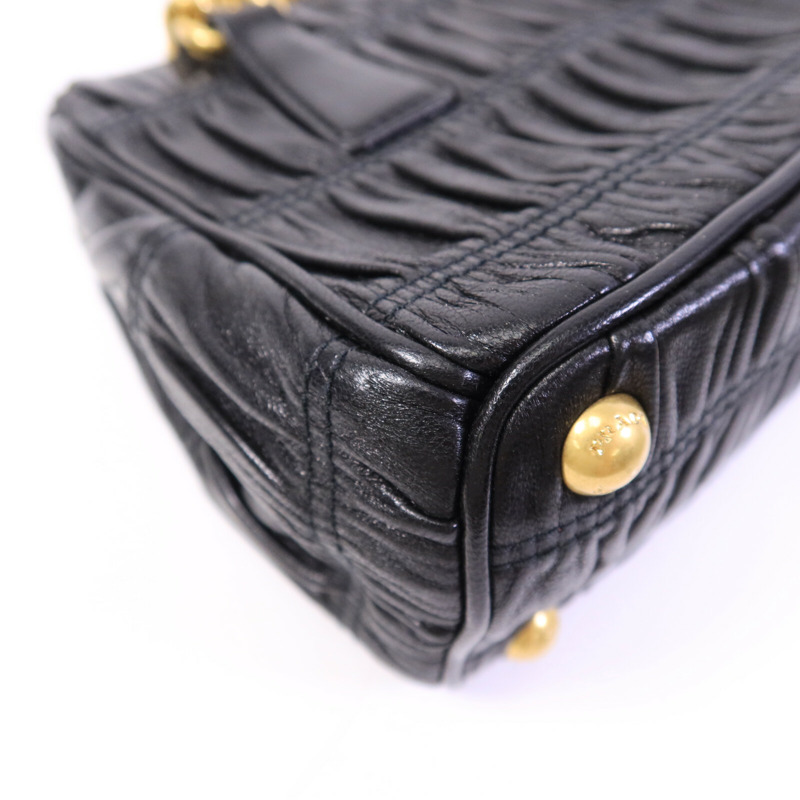 PRADA 羊皮皮革2 Way Shoulder Bag手挽肩背兩用袋-12