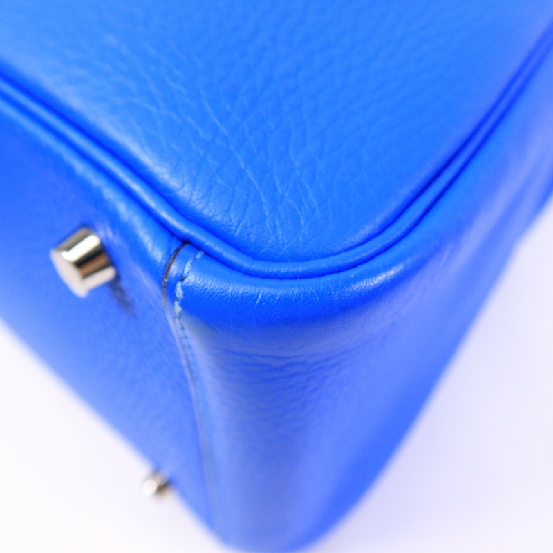 HERMES Clemence皮革Lindy 30肩背袋-9