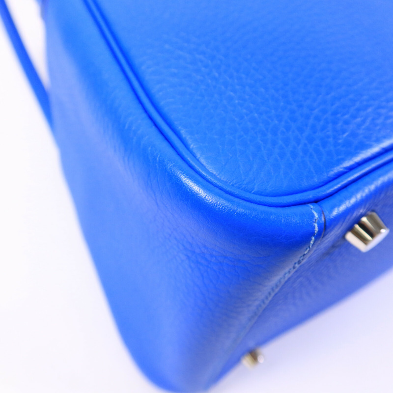 HERMES Clemence皮革Lindy 30肩背袋-12