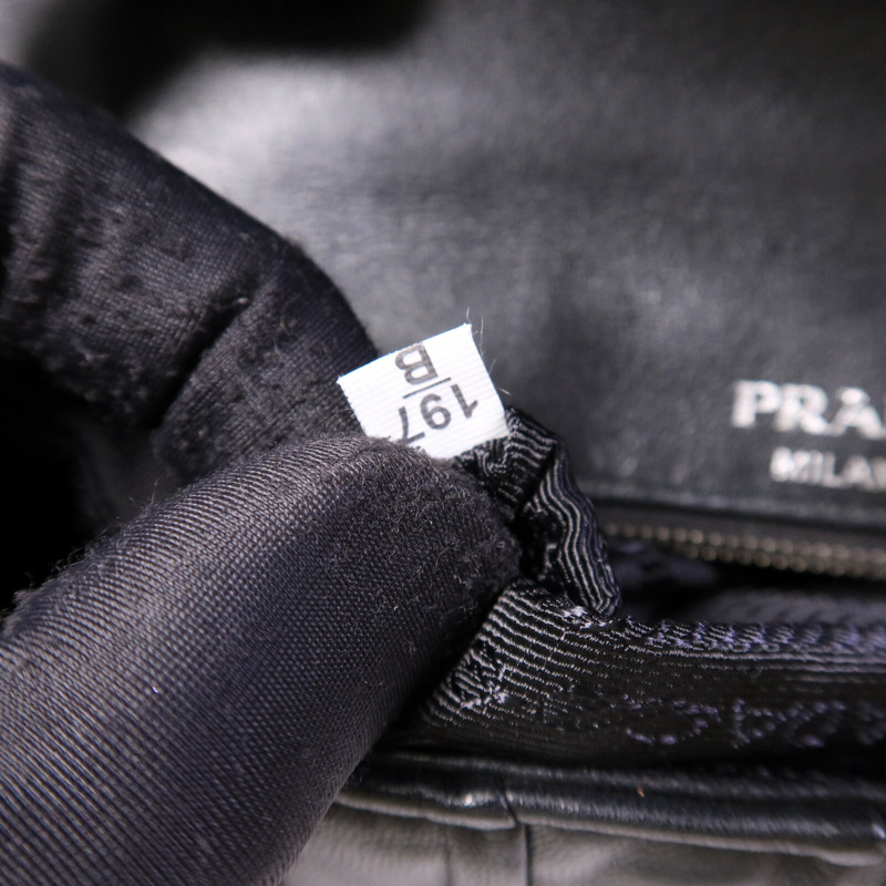 PRADA 羊皮皮革Shoulder Bag鏈帶肩背袋-7