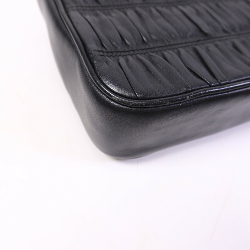 PRADA 羊皮皮革Shoulder Bag鏈帶肩背袋-13