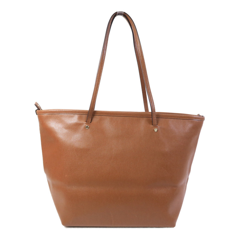 COACH 牛皮皮革Tote Bag手挽袋-1